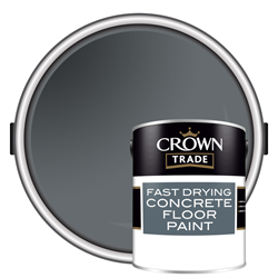 Floor Paint Concrete Grey 5Ltr Crown Trade