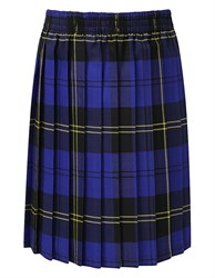 Tartan Skirt 11-12 Sz20 Skye Royal Blue